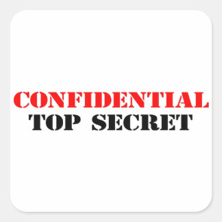 Sticker Carré Confidentiel