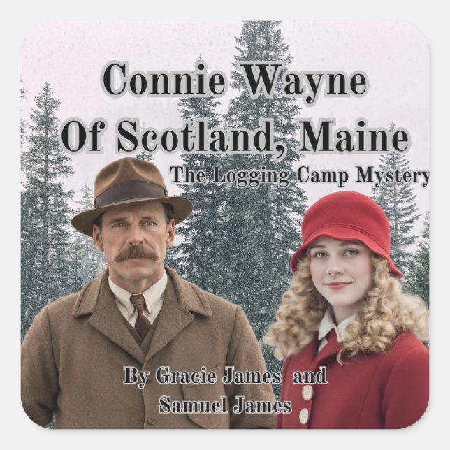Sticker Carré Connie Wayne sticker, #1 (Devant)