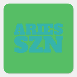 Sticker Carré Cool SZN de Green Aries