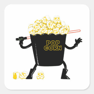 Sticker Carré Corne Pop