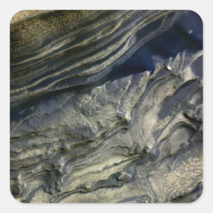 Sticker Carré Couches exposées à Polar Canyon