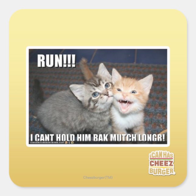 STICKER CARRÉ COULE ! ! ! (Devant)