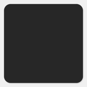 Sticker Carré Couleur de mode élégante noire