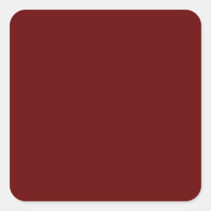 Sticker Carré couleur rouge