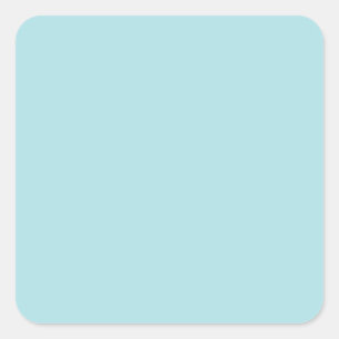 Sticker Carré Couleur solide Lumière Poudre bleu