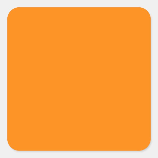 Sticker Carré couleur UT orange (Devant)