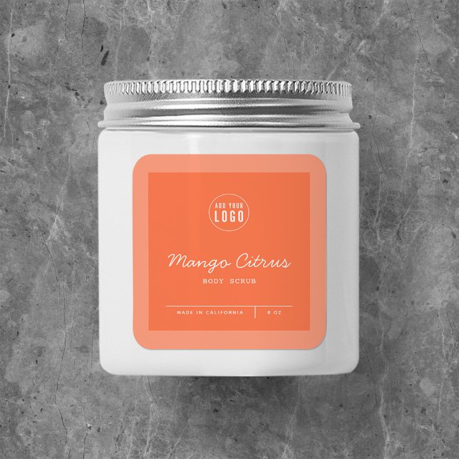 Sticker Carré Couleurs personnalisées Ajouter des lignes de scri (Créateur téléchargé)