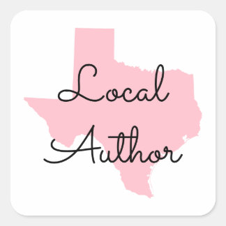 Sticker Carré Couleurs personnalisées Texas Auteur local