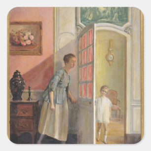 Sticker Carré Coup d'oeil