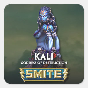 Sticker Carré COUP VIOLENT : Kali, déesse de destruction
