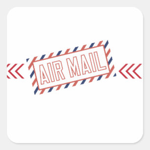 Sticker Carré Courrier