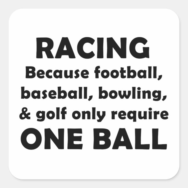 Sticker Carré Course (Devant)