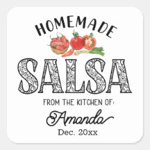 Couvercle de pot de salsa fait maison de la cuisin