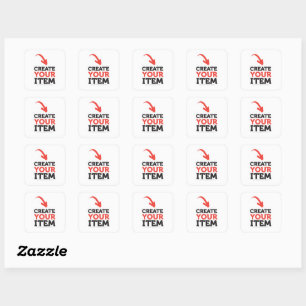 Sticker Carré CREATE-YOUR-OWN do-it-yourself Personnaliser téléc