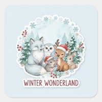 Créatures mignonnes de la forêt hivernale Cadeau Z