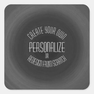 Sticker Carré Créer votre propre - Conception personnalisée