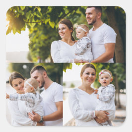 Sticker Carré Créez votre propre collection photo 3