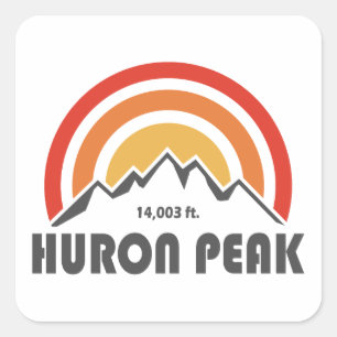 Sticker Carré Crête d'Huron
