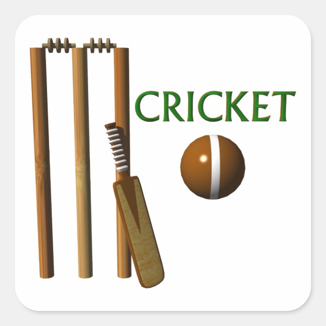 Sticker Carré Cricket (Devant)