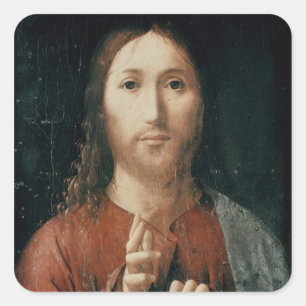 Sticker Carré Cristo Salvator Mundi, 1465
