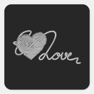 Sticker Carré crochet