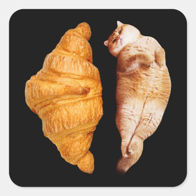 Sticker Carré Croissant (Devant)