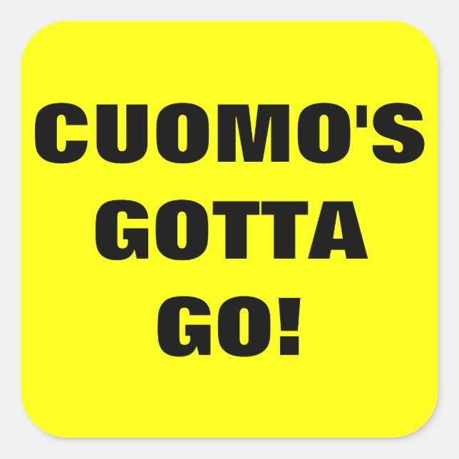 Sticker Carré Cuomo Go (Devant)