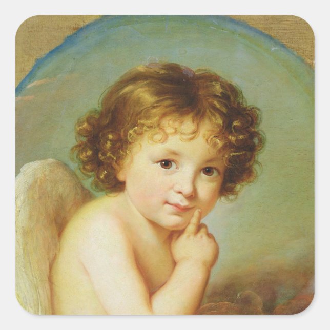 Sticker Carré Cupidé (Devant)