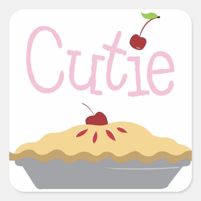 Sticker Carré Cutie (Devant)
