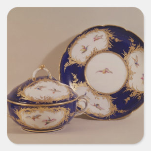 Sticker Carré Cuvette de Vincennes et support, c.1745