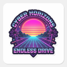 Cyber Horizons Endless Drive - Synthwave Rétro des