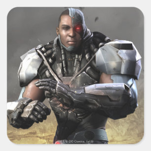 Sticker Carré Cyborg