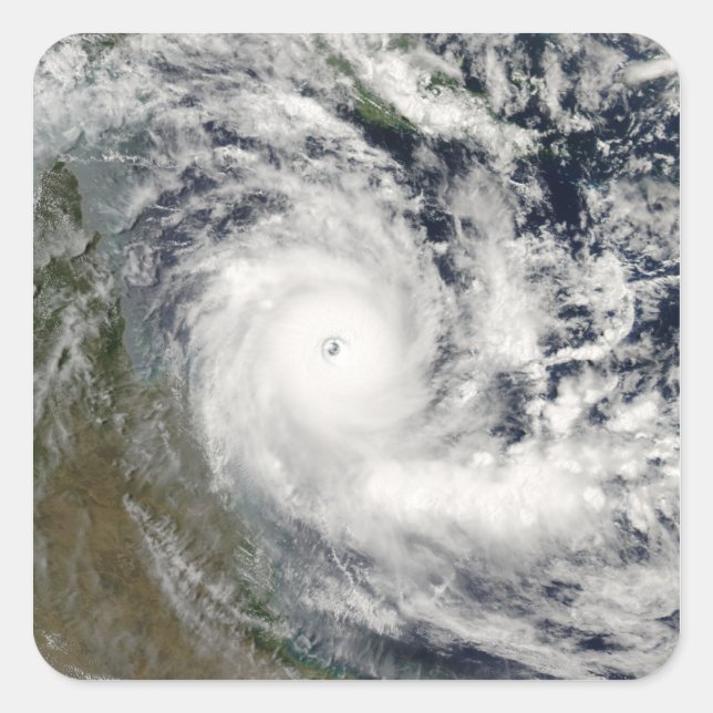 Sticker Carré Cyclone Ingrid (Devant)