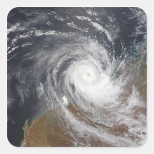 Sticker Carré Cyclone tropical Billy sur l'Australie 2