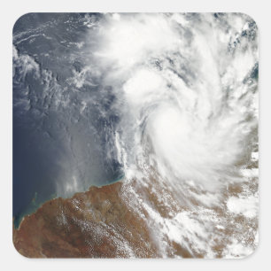 Sticker Carré Cyclone tropical Laurence