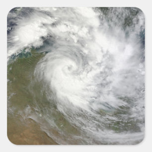 Sticker Carré Cyclone tropical Paul sur l'Australie