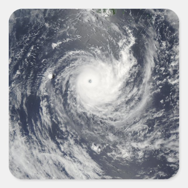 Sticker Carré Cyclone tropical Wilma (Devant)