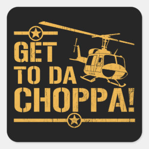 Sticker Carré Da Choppa Vintage