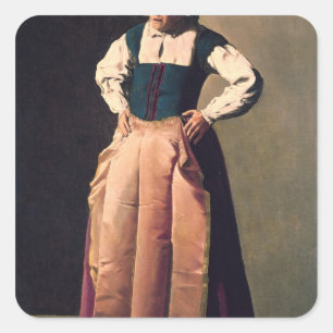 Sticker Carré Dame âgée, c.1618-19