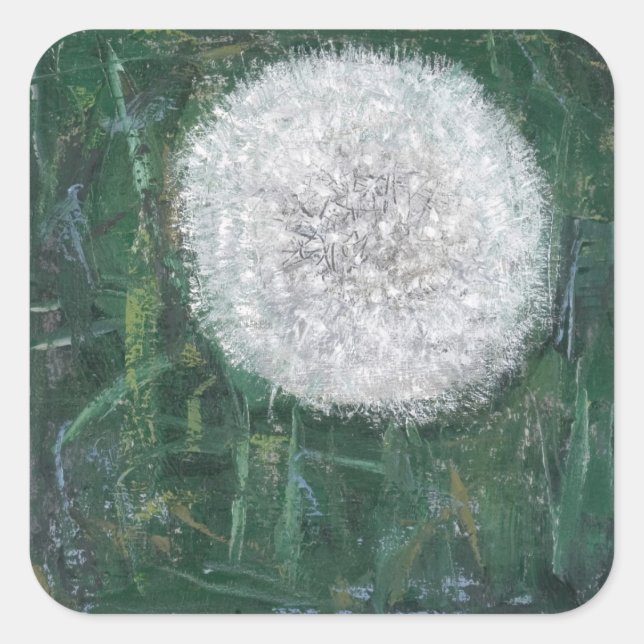 Sticker Carré Dandelion Head 2008 (Devant)