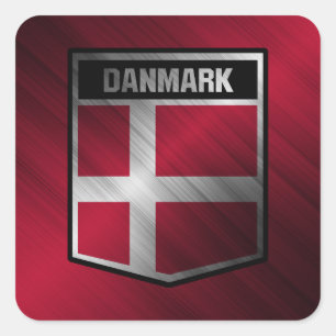 Sticker Carré Danemark
