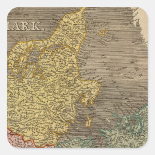 Sticker Carré Danemark 4