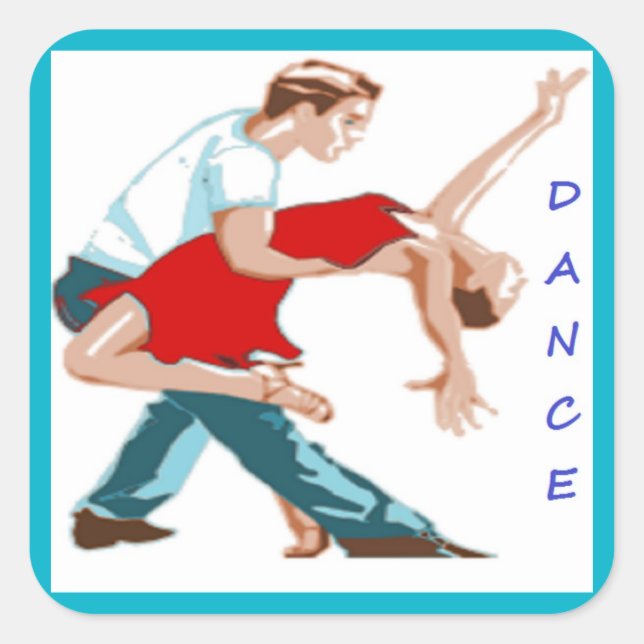STICKER CARRÉ DANSE (Devant)