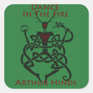 Sticker Carré Danse dans l'autocollant