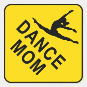 Sticker Carré Danse maman