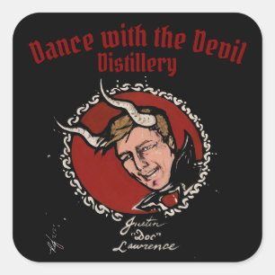 Sticker Carré Dansez avec les chevaliers de la distillerie du di