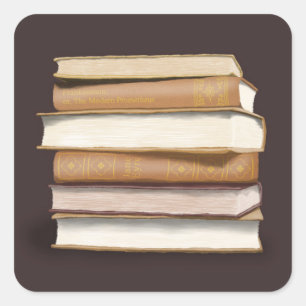 Sticker Carré Dark Academia