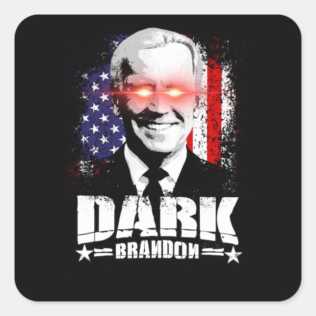 Sticker Carré Dark Brandon (Devant)