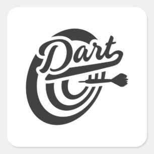Sticker Carré Darts Dart 180 Dartboard Bullseye Arrow Idée cadea