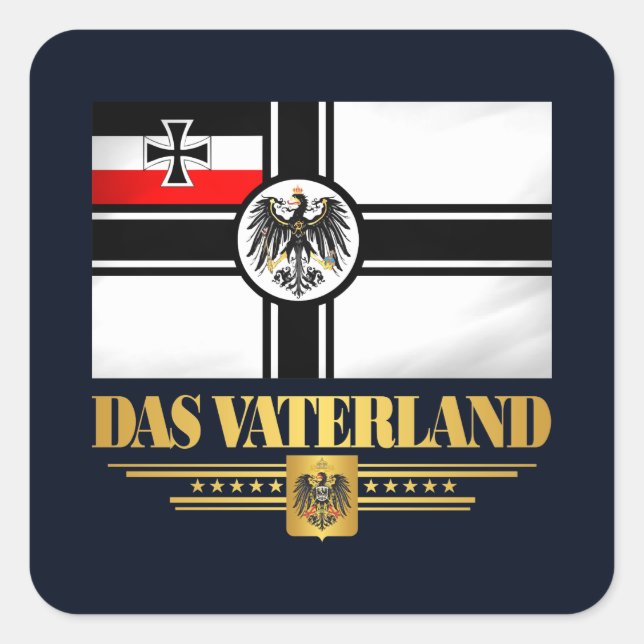 Sticker Carré Das Vaterland (Devant)